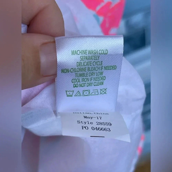 Lilly Pulitzer Lobstah Roll Lace Detail Dress size 00 - Picture 12 of 13